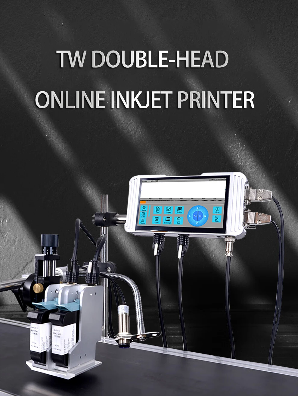 Affordable 12.7mm 25.4mm Logo Date Label Manufacturer Low Price High Speed 7inch Fast Dry Industrial Tij Inline Inkjet Printer