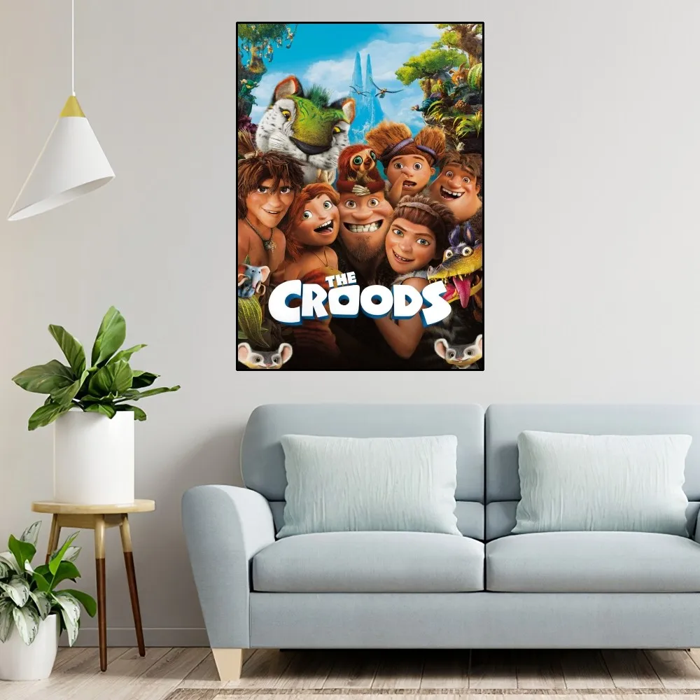 The C-Croods Cartoon Poster Home Room Decor Aesthetic Art Wall Painting Stickers