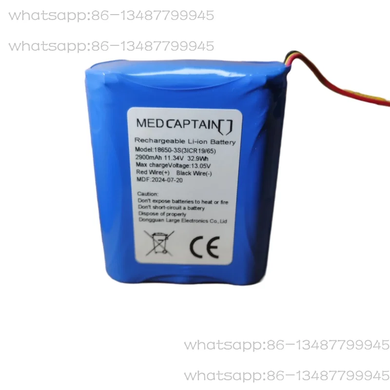 

HP-30 Infusion Pump Syringe Pump 11.1V Built-in Battery MEDCAPTAIN18650-3S