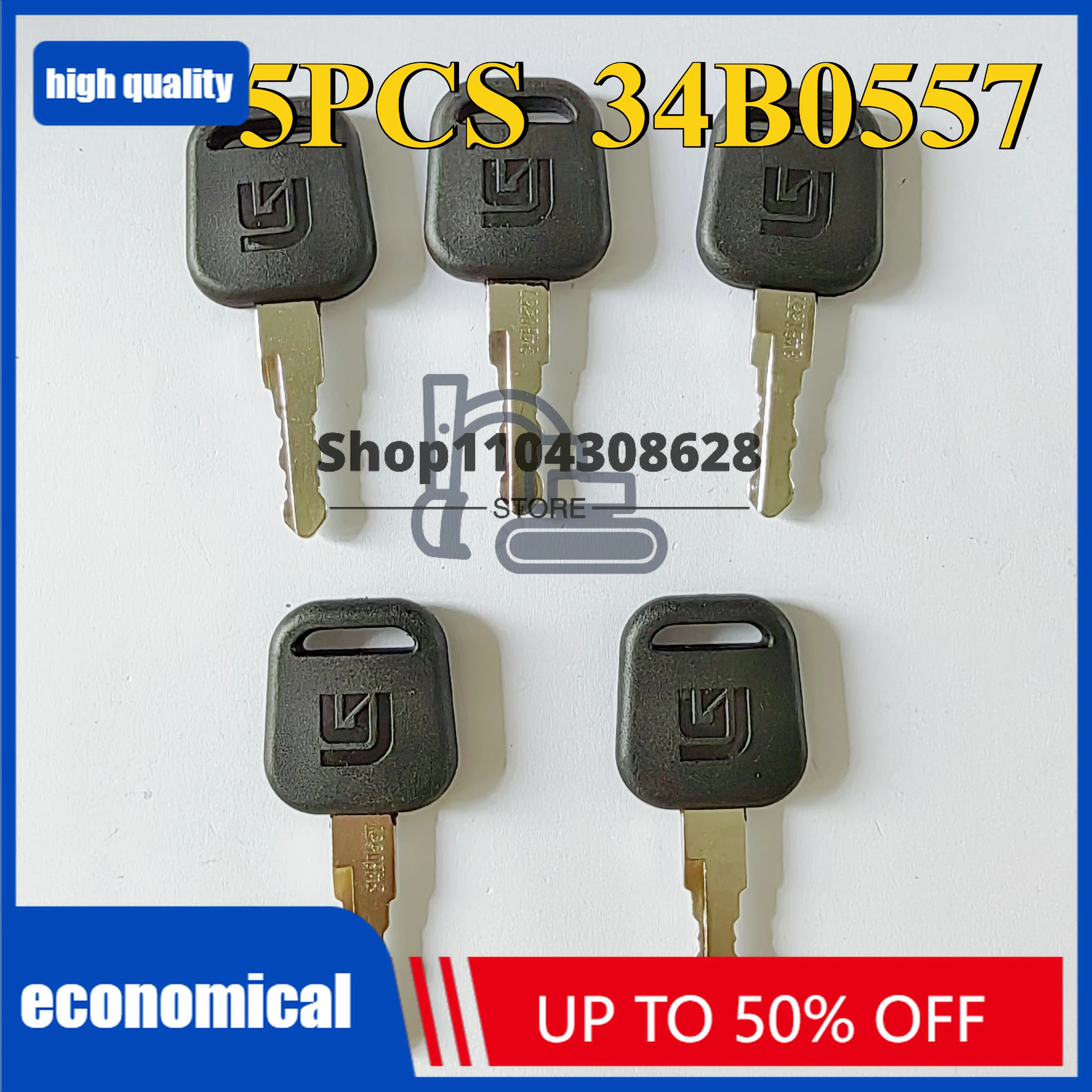 

5PCS KEYS Liugong 34B0557 Key For Liugong Excavator CLG Series And Heavy Equipment