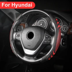 For 2003-2024 2023 Hyundai Steering Wheel Cover ix25 35 i30 Sonata Tucson Elantra Palisade Creta SantaFe Interior Accessories