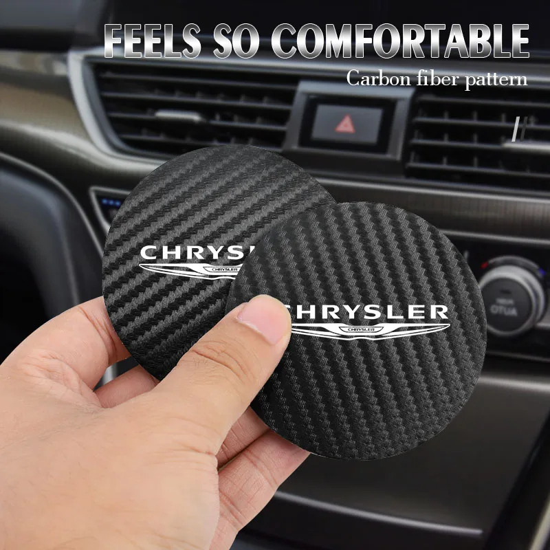 Car Cup Holder Coaster Car cup storage mat Accessories for Chrysler 300c Pacifica PT Cruiser Grand Country Voyager Town