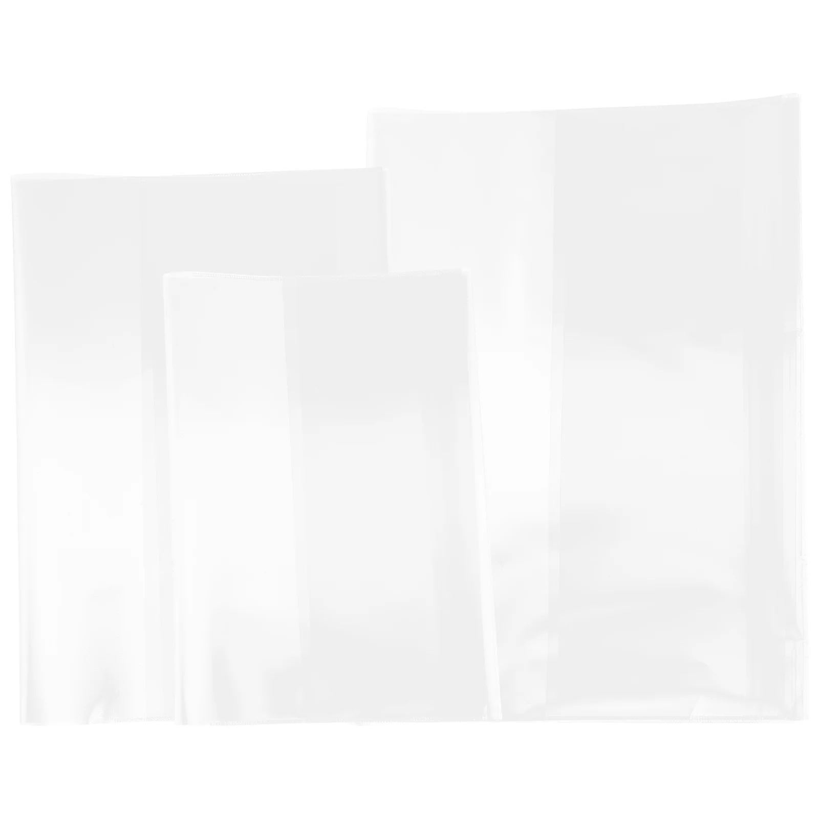 30pcs Book Protective Cover Transparent Reusable Pvc Thickened For Textbook Notebook Dustproof Waterproof Protection