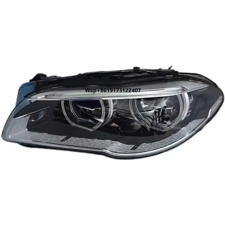

Светодиодные фары для BMW 5 серии F10 F18 520i 525i 535LI, полностью светодиодные фары 2015-2018, с функцией «ангельские глазки» и дневными ходовыми огнями