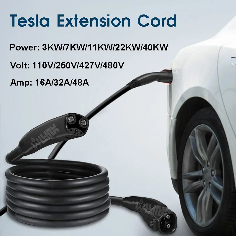 OLINK Mini Ev Charger 48A 6.72m  Nacs Charging Pile Portable Ac Single Ev NACS  EXTENSION cable