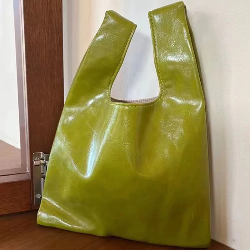 

Mustard Green Compact Mini Handbag,Paris Women Solid Color Lady Purse,PU Wallet,Lightweight Cute Evening Cluth Bag