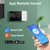 Smart Tuya WiFi Thermostat for Gas Boiler Heating /Cooling Powered by Battery/USB Works With Alexa Google Home Daily Programable 5