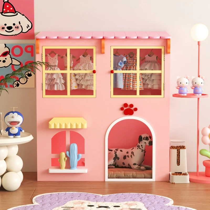 

Dopamine dog cage Small dog litter Pet dog Large villa Indoor semi-enclosed cat litter