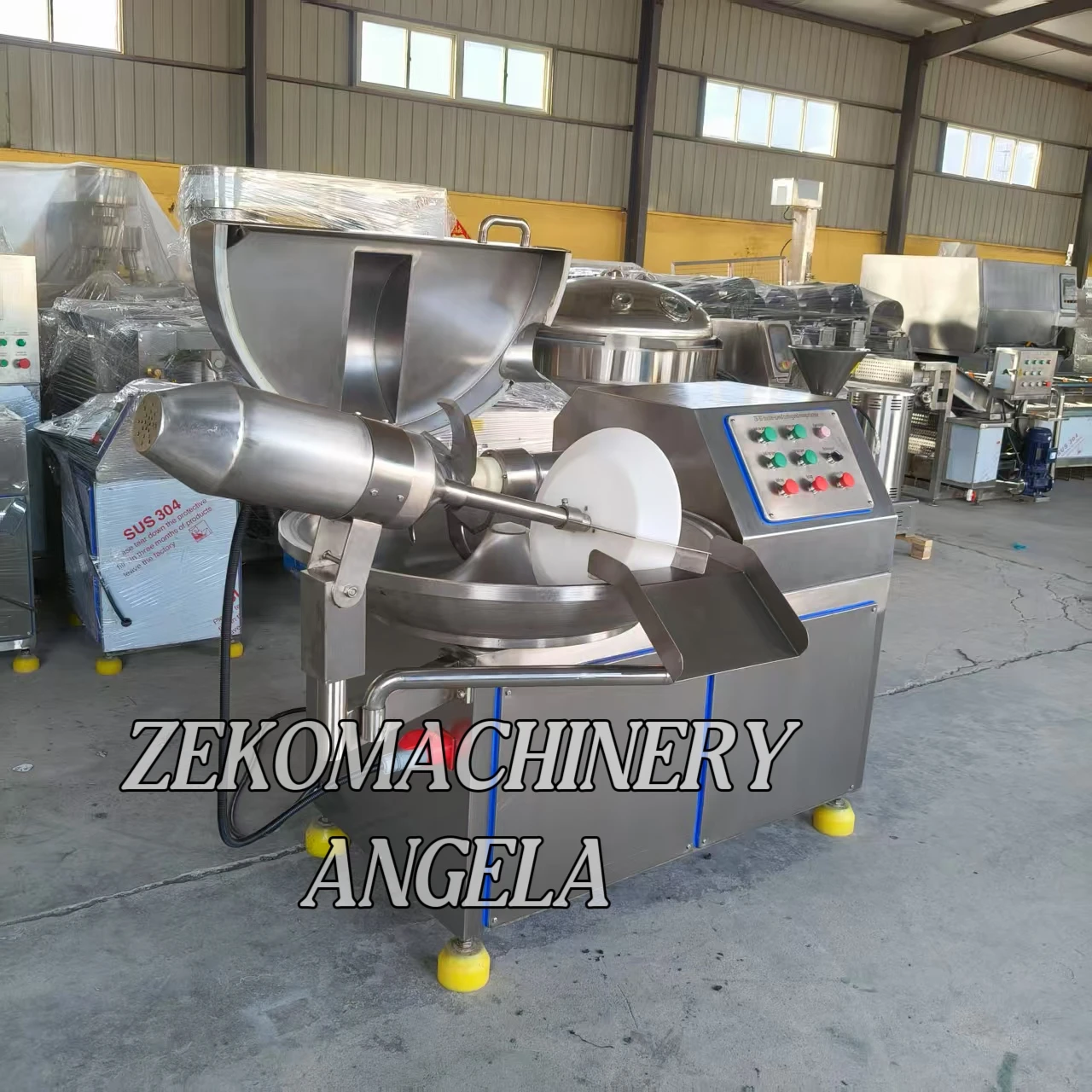 ZB80 Vleesschaal Cutter Efficiënte Worst Vleeshakselaar