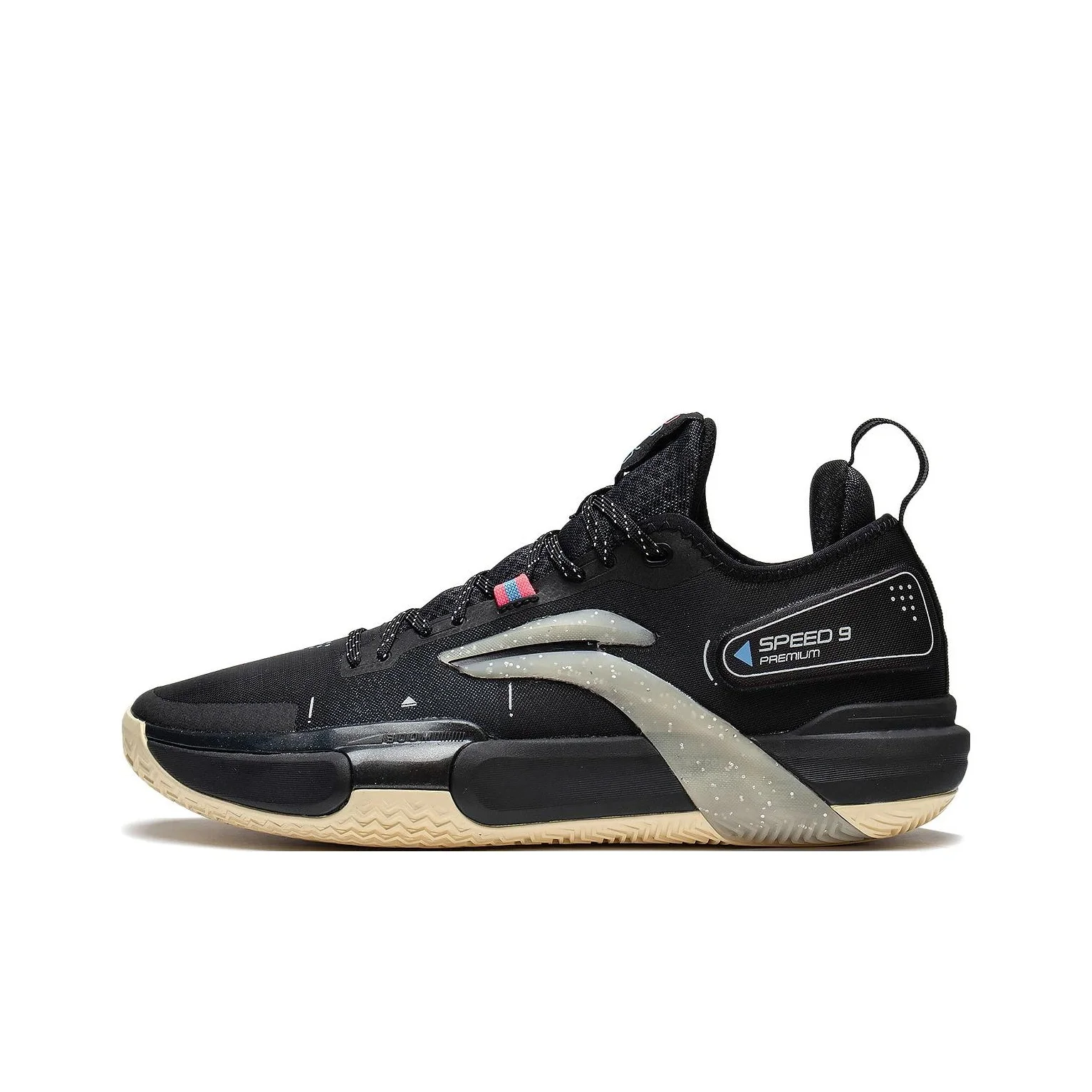 Li Ning Flash Strike 9 Premium Cushioning Slip Resistant Abrasion Resistant Coverage Support Low top Basketball Shoes ABAS071-1