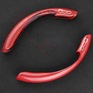 Bảo hiểm vô lăng da da lộn, màu đen, fiat 500, 500x, punto, gấu trúc, abarth, loại 500 8 Bảo hiểm bán hàng chính 500 Abarth - №8