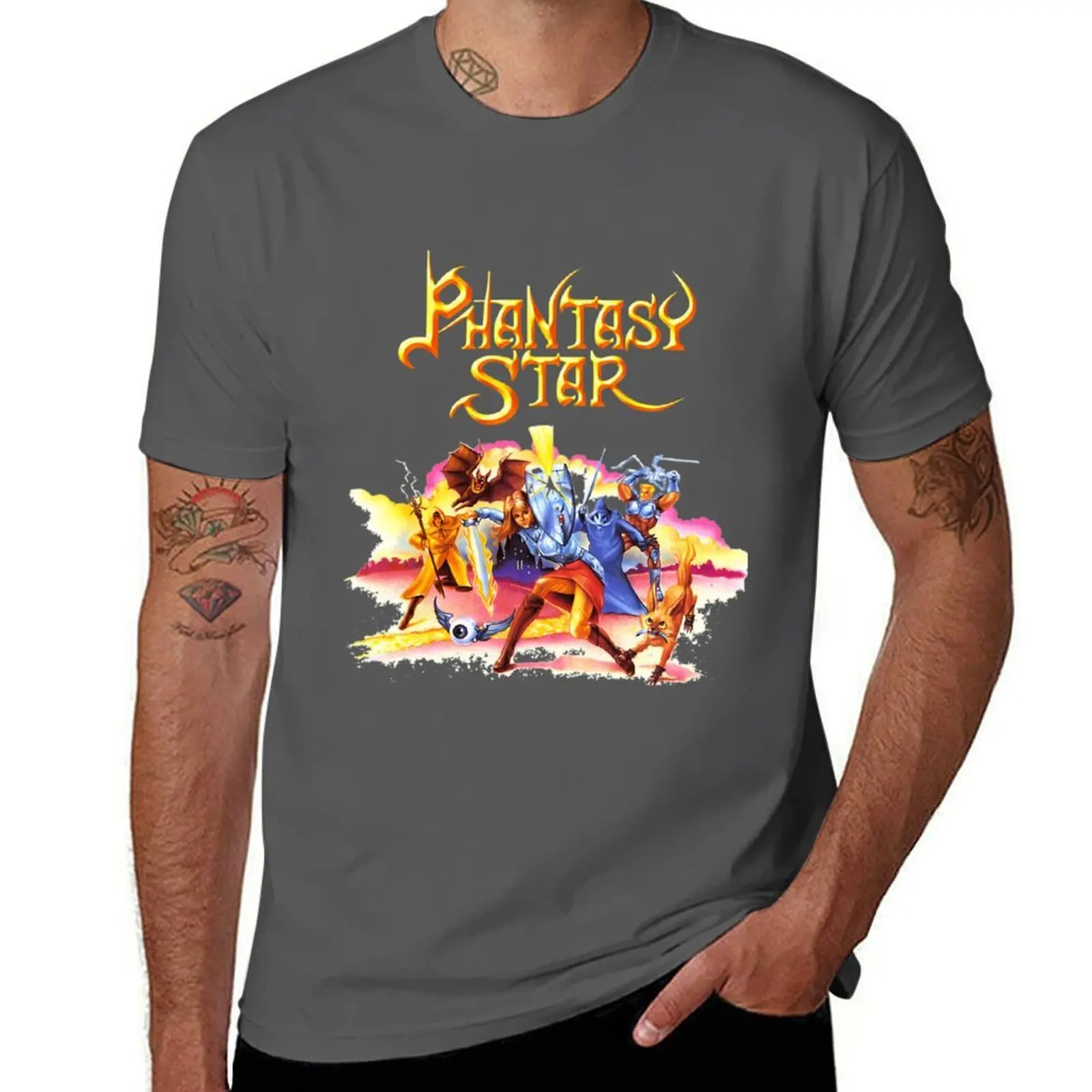 

Phantasy Star gift for man boy kids girl woman girlfriend boyfriend friends birthday T-Shirt Dry Fit Running Short Sleeve Top