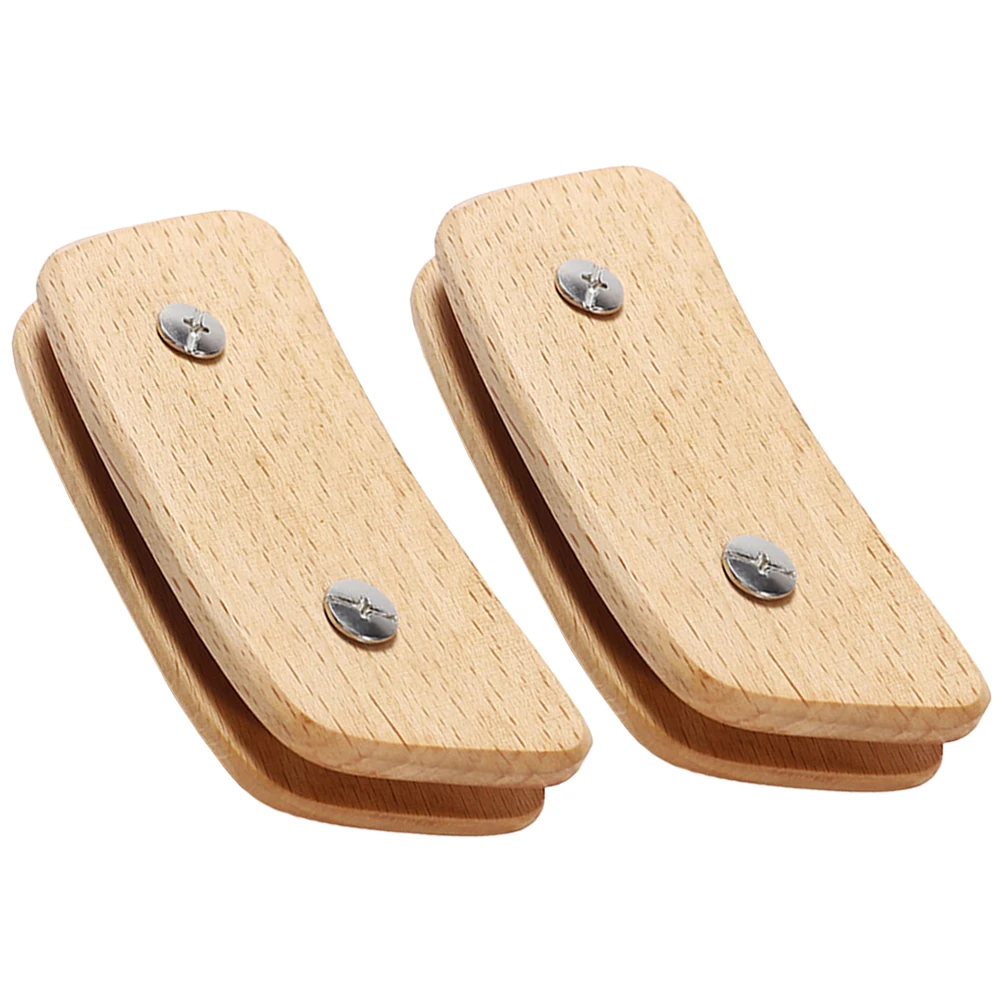 

Wooden Handles Heat-resistant Oil-resistant BBQ Grill Pan Medical Stone Baking Tray Wooden Pan Holders Pot Handle