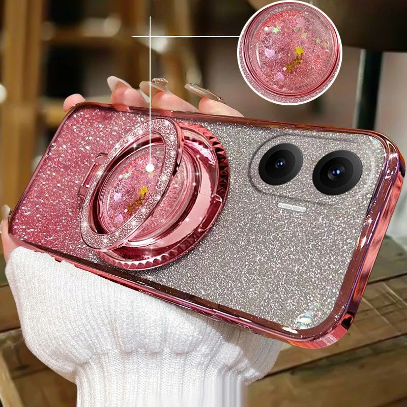 

Luxury Plating Bling Glitter For Xiaomi Poco F7 Pro Ultra 5G Diamond Quicksand Phone Case For Xiaomi Poco F7 Pro Ultra 5G Cover