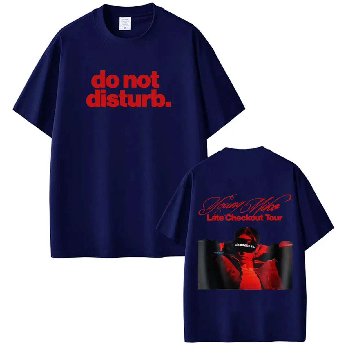 Young Miko Late Checkout Tour 2026 Bedrucktes T-Shirt für Herren und Damen Hip-Hop T-Shirts Kurzärmelige Lässige Baumwoll-Streetwear T-Shirts – Detail 6
