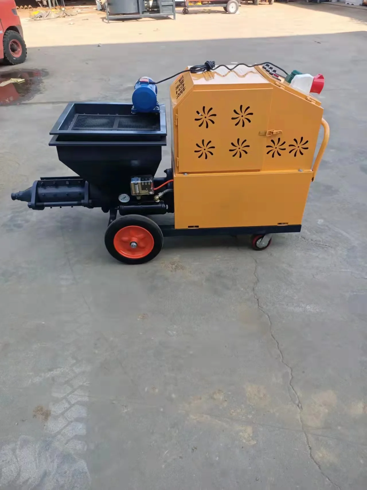 Factory Hot Selling Steel Structure Mortar Spraying Machine Fire Retardant Paint CE Certified for Construction New Motor
