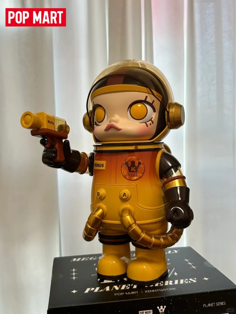 

Genuine POPMART MEGA Space Molly 400% Planet Series Venus Galaxy Limited Visitor Cute Figurine Large Dolls