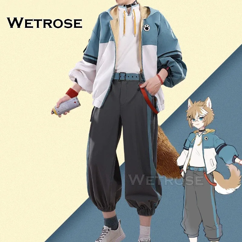 

【Wetrose】In Stock Gorou Daily Wear Cosplay Costumes Genshin Impact Fanart Doujin Fanart Casual Outfit Furry Goods