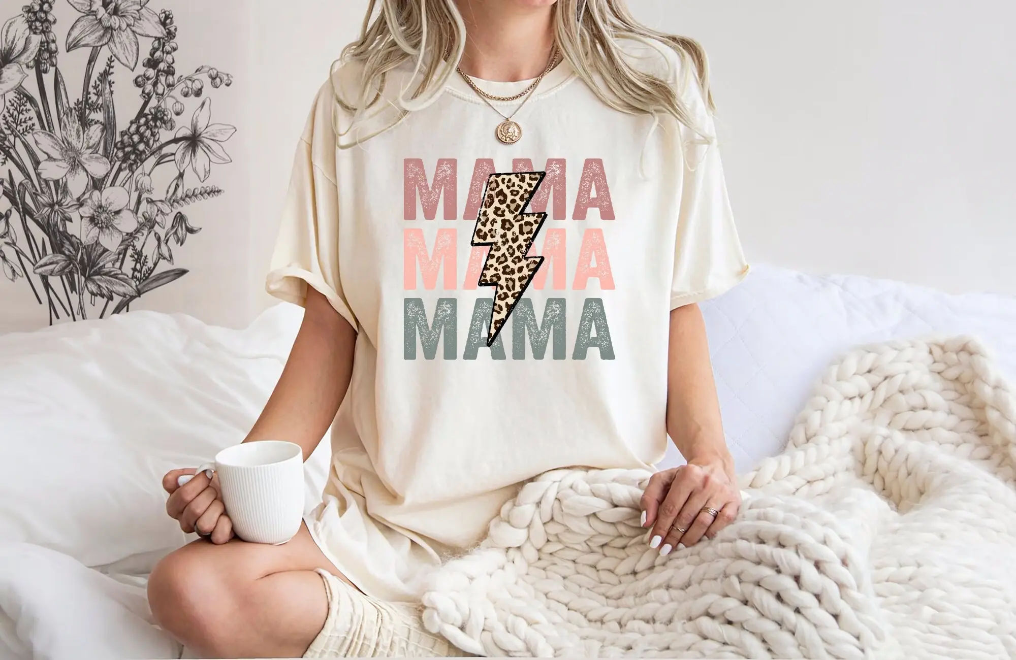 Comfort Colors Retro Mama T Shirt For Mothers Day From Daughter Birthday Her Baby Shower