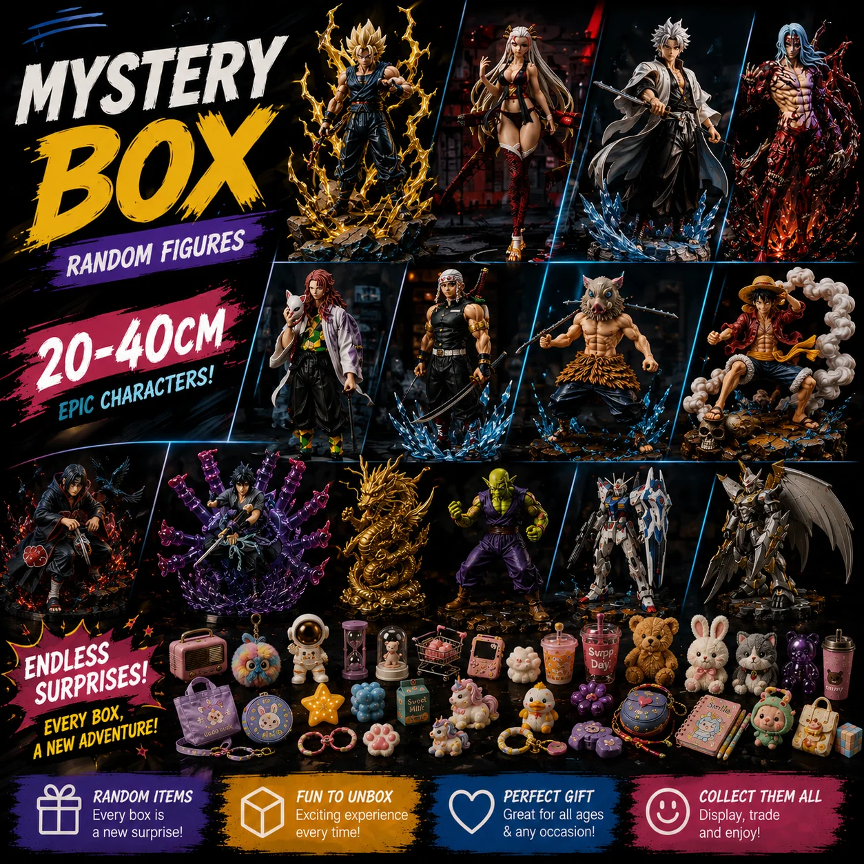Gummy Candy - 5-40CM Anime Figuur Mystery Box Willekeurige