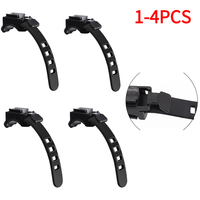 1-4PCS Bike Cycle Head Lights Holder Adapter Bicycle Front Lamp Bracket Bicycle Light Computer Brackets Bike Accessory Parts