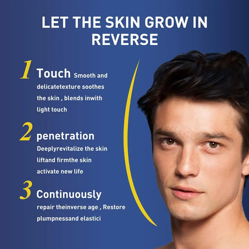 Crème anti-déformable au collagène pour hommes, raffermissement instantané, lifting, anti-âge, élimine les poches sous les yeux, ridules, nourrit, hydrate la peau du visage, H5B1