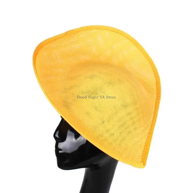 Teardrop Sinamay Saucer Hat Base Fascinator Base Millinery Base Sinamay Hat Base