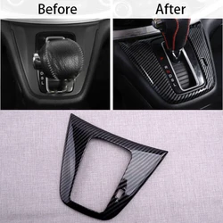 CITALL Inner Gear Shift Panel Decoration Trim Cover Fit for Honda CRV CR-V 2012 2013 2014 2015 2016 LHD Carbon Fiber Style