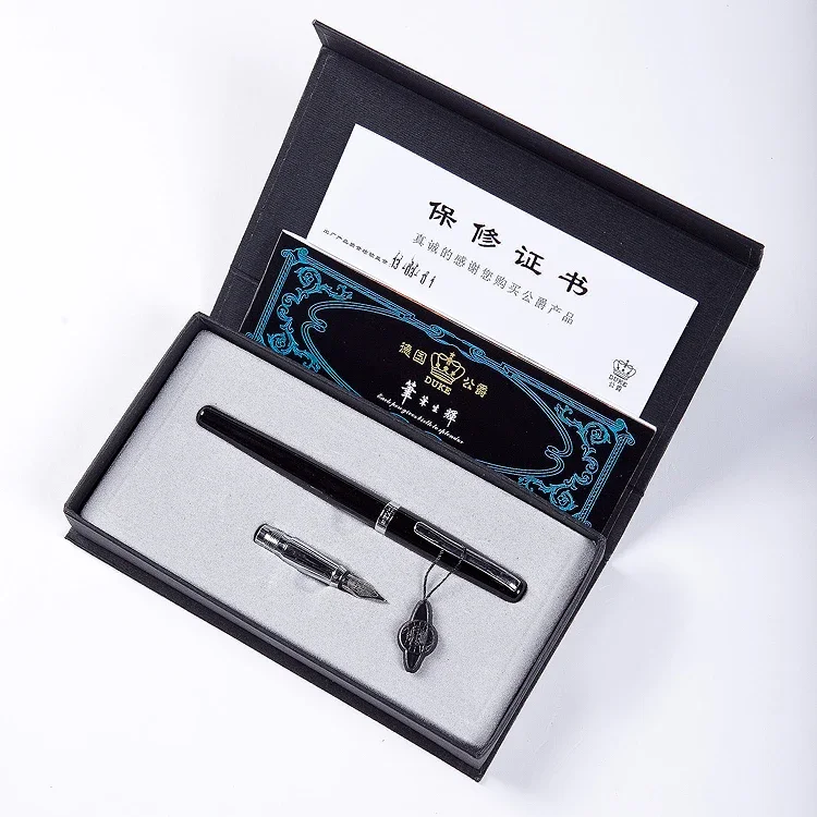 الأصلي Duke 209 مزدوج الرأس المناقير الشظية الأسود الصلب هوبكنسون قلم حبر الفن القلم مزدوج المنزلق المزدوج القلم