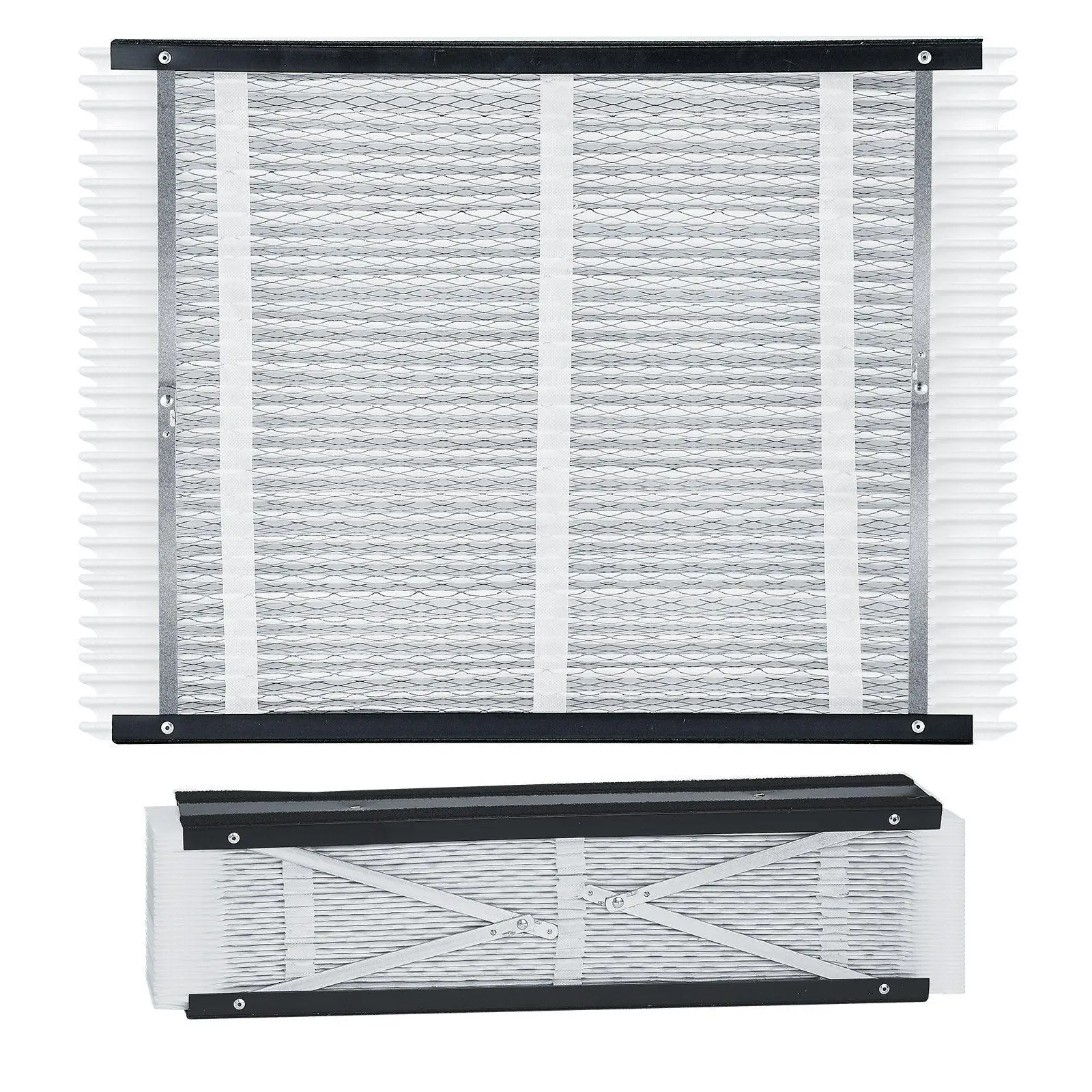 

20x25x4 MERV 16 Pleated Electrostatic HVAC Air Filter 2-Pack with Seamless Fit for Cleaner Indoor Air