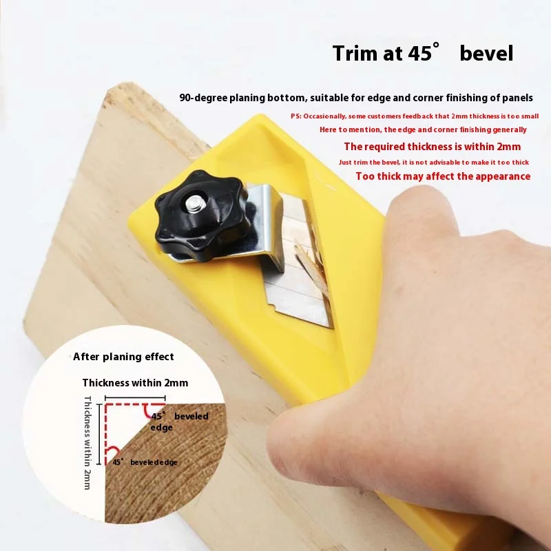 

Woodworking Gypsum Board Planer Tool Flat Square Plane Drywall Edge Chamfer Hand Saw Box Hand Plasterboard Cutter