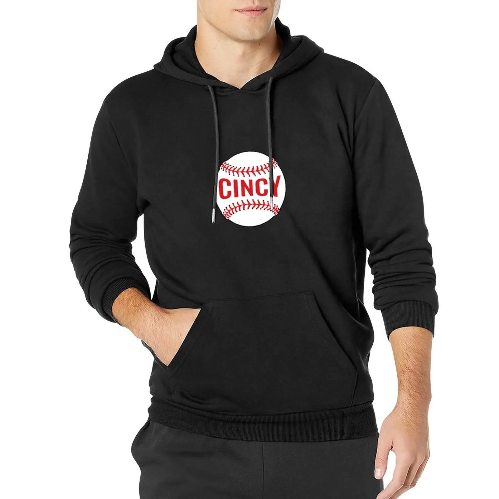 

Cincy Cincinnati Baseball Pullover Hoodie men's sweat-shirt set aesthetic clothing anime clothes hoodie man