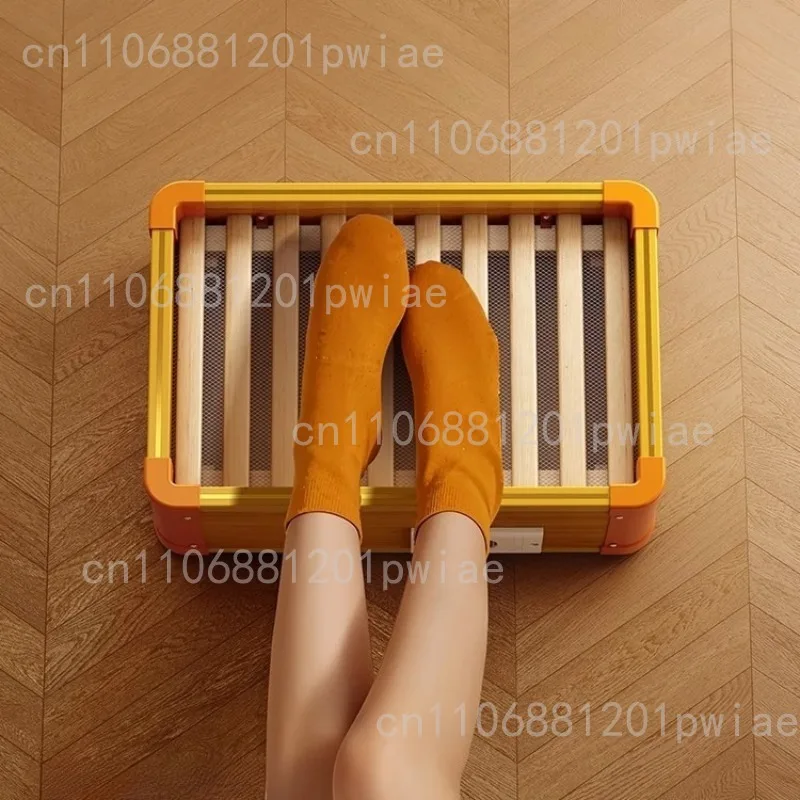 Solid wood heater, household fire box, small foot warming artifact, electric fire bucket, fire box