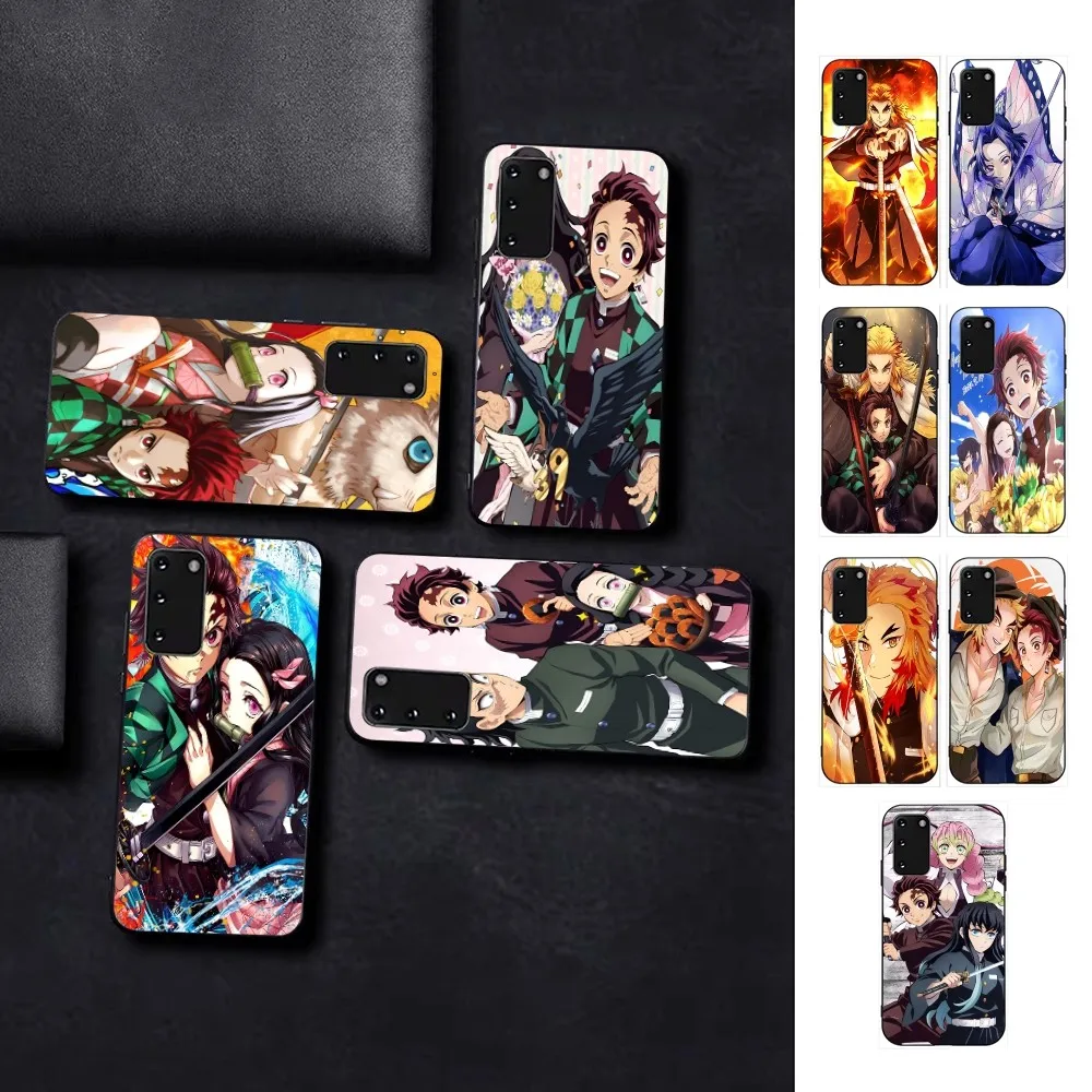 Anime Demon Slayer Cartoon Phone Case For Samsung S 9 10 20 21 22 23 30 23 24 plus lite Ultra FE S10lite Fundas