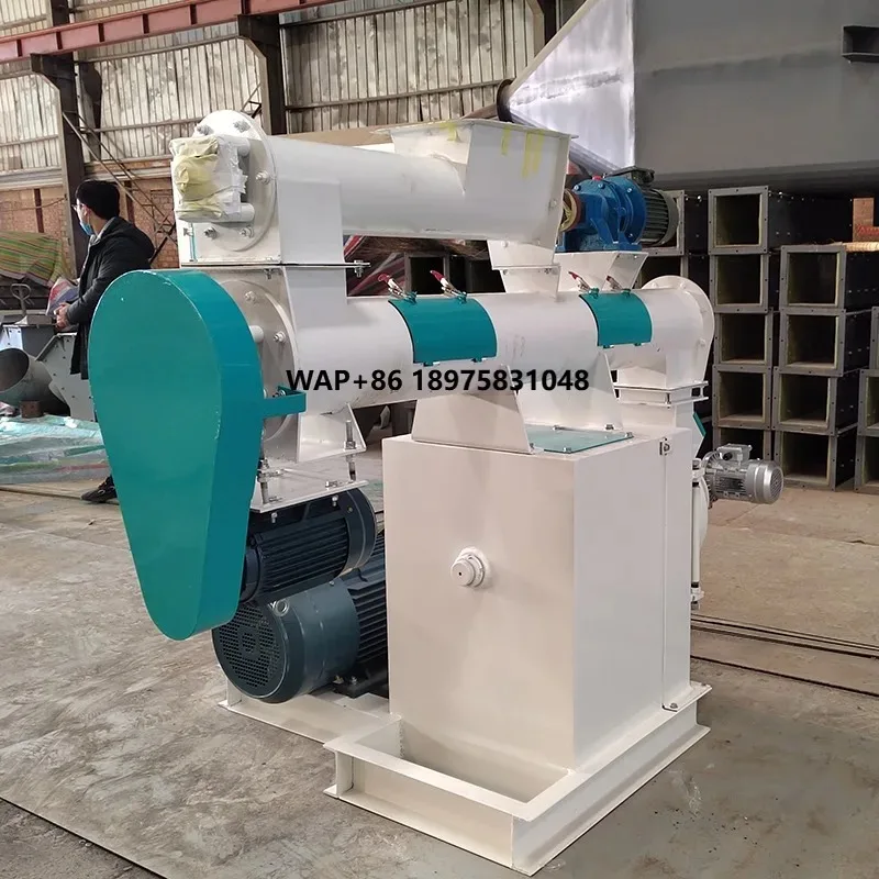 Poultry Farm Equipment Mash Feed Processing Machines 2ton Cow Cattle Chicken Broiler Layers Feed Producing Machine Price
