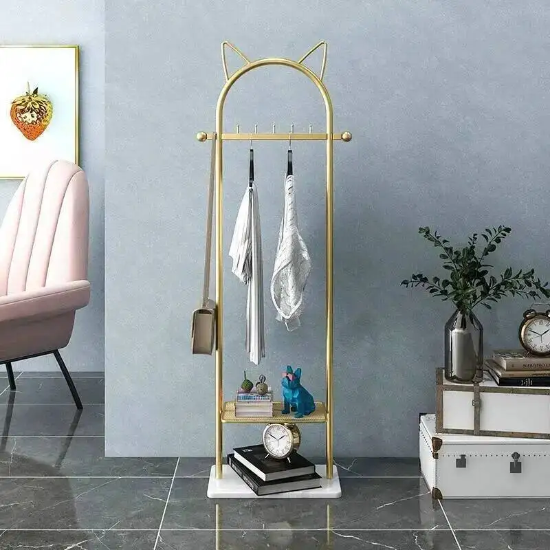 

Новые вешалки для пальто в скандинавском стиле, вешалка для одежды, металлическая обувь, золотая вешалка для одежды, мебель для прихожей Perchero Pared WWH35XP