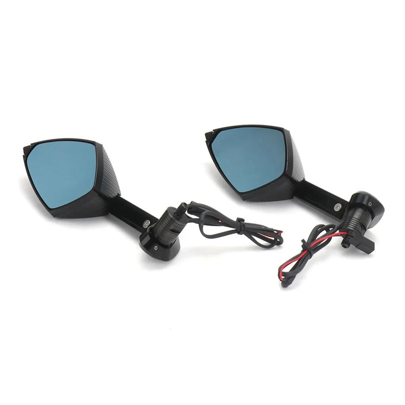 Motorcycle Integrated Turn Signal Mirrors Rearview Mirror With LED Light For DUCATI STREETFIGHTER V4 Streetfighter V4