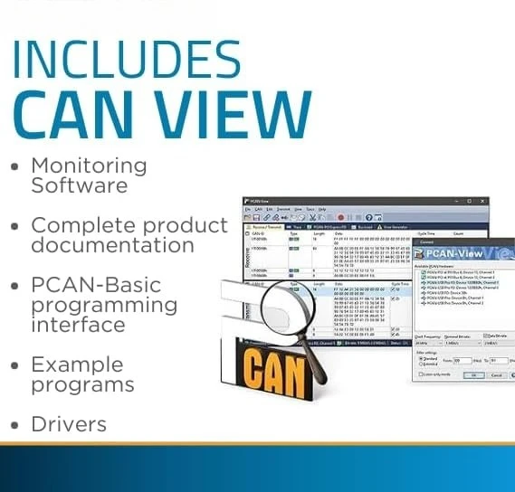Adaptador CAN USB (GC-CAN-USB), 1,7 x 0,9 x 3 polegadas