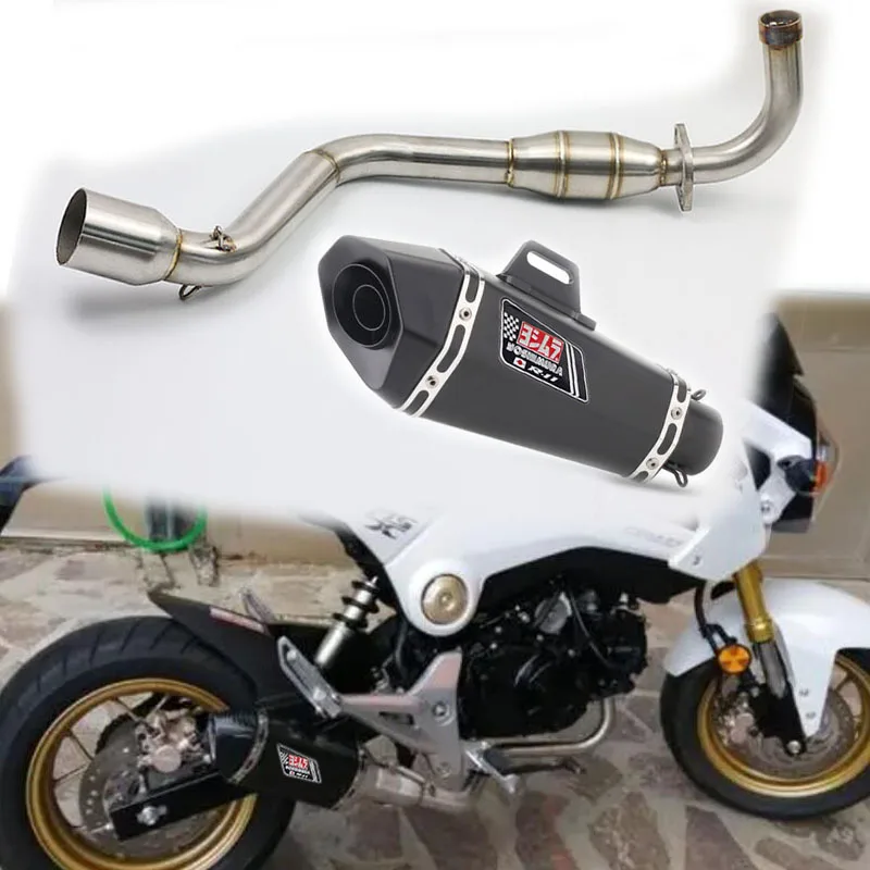 Motorcycle Exhaust Full Systems Yoshimura Muffler Slip-on For Honda GROM MSX125 2013 2014 2015 2016 2017 2018 2019 2020 Years