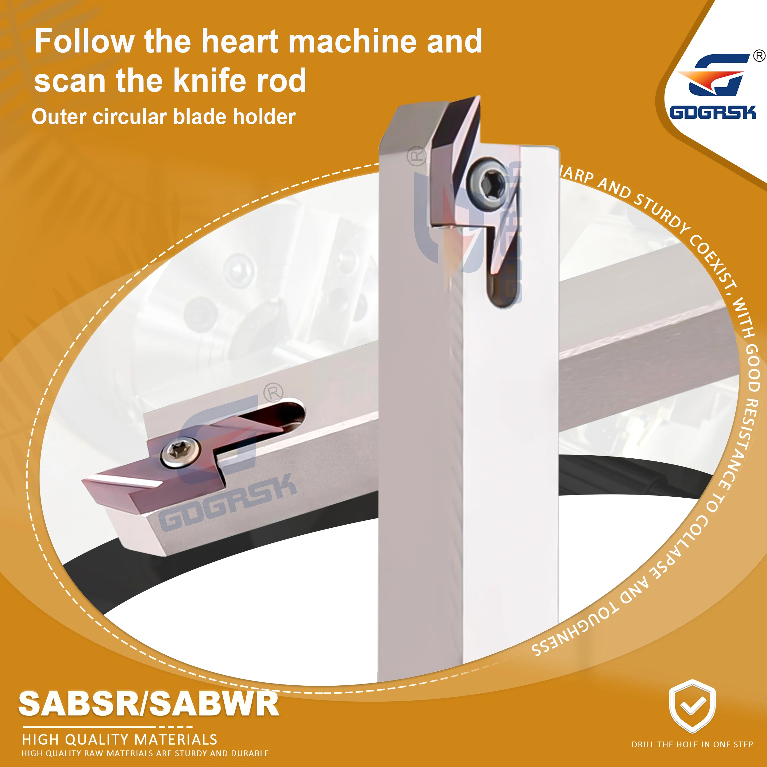 

SABSR/SABWR/SABSL Numerical Control Machine Outer Circular Rear Sweeping Blade Holder ABS15R/ABW23R Rear Sweeping Blades Holder