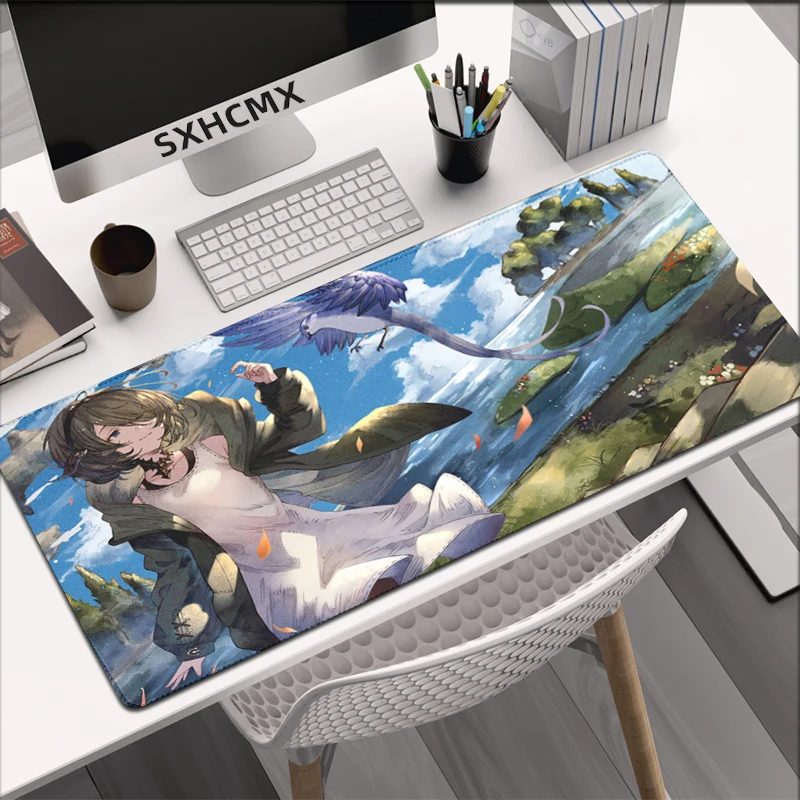 Game Final Fantasy XIV Larger Mousepad Xxl Gaming Keyboard Computer DeskMat Accessories Game Mouse Pad Office Carpet BigMousepad