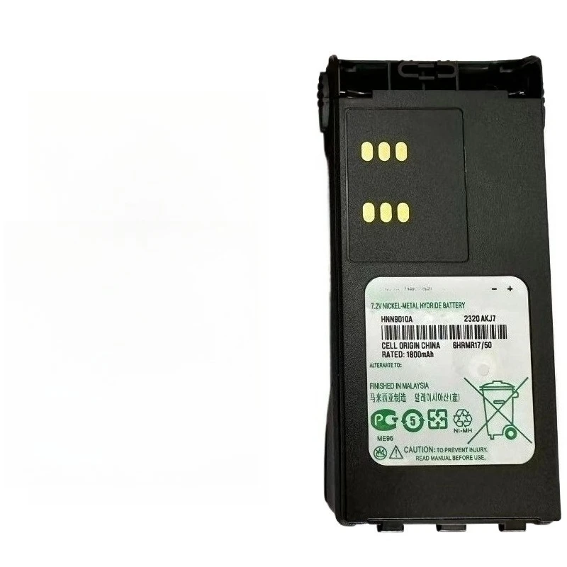ใหม่ HNN9010A 7.2V 1800mAh Walkie Talkie แบตเตอรี่สําหรับ Motorola GP328 GP338 PTX700 PTX760 PRO7150 PRO9150 คุณภาพสูง