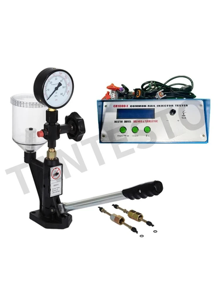 CR1000-I+S60H CRIN CRDI Injector Pulse Pressure Simulator Piezo Tester Repair Tool For BOSCH DENSO DELPHI SIMENS