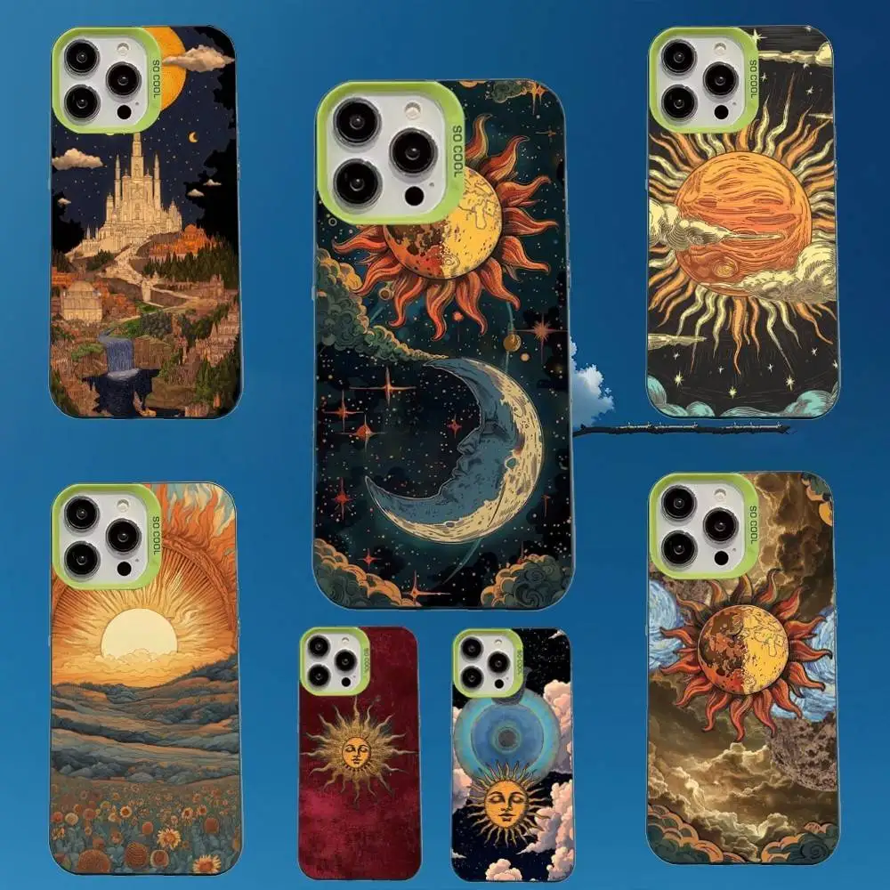 

Starry Night Art Aesthetic Phone Case For iPhone 16,15,14,13,12,11,Pro,Max,Plus,Mini,XS,SE Anti Fall Green Matte Hard Bumper