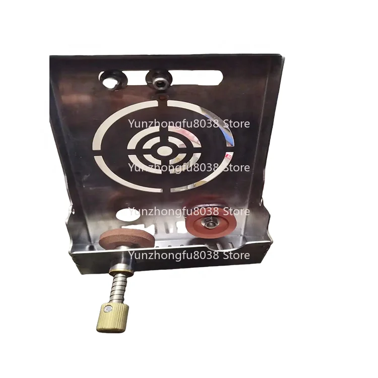 ماكينة تقطيع اللحوم الكهربائية المستديرة تندير 120 ملم مبراة سكاكين الشواية الأوتوماتيكية #2