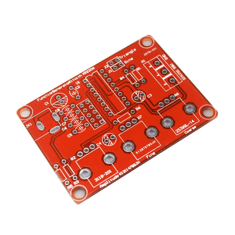 XR2206Generador de señal de función DIYKit Salida de onda cuadrada sinusoidal Frecuencia y amplitud ajustables