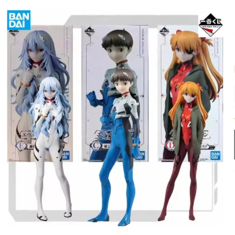 

Original Bandai EVANGELION Ichiban Kuji Anime Figure Ayanami Rei Asuka Action Figure Toys Collectible Model Ornaments