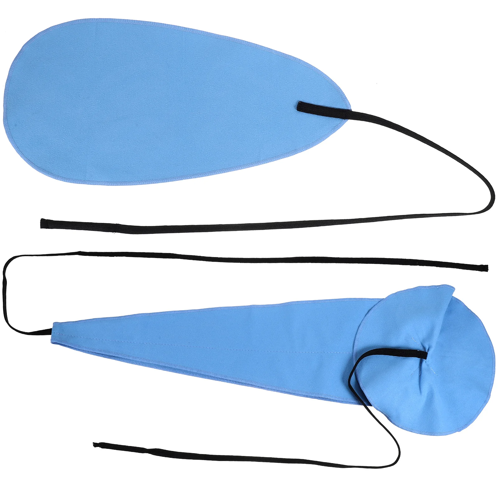 

2 pcs Saxophone Cleaning Cloth Clarinet Tools Blue Musical Instruments Care Sax Maintenance Cleaning Cloth Maintenance