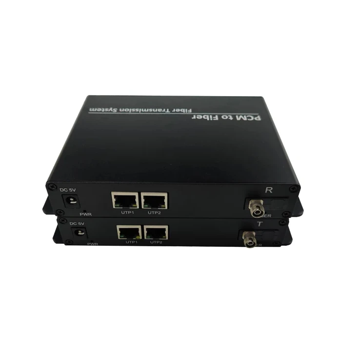 

8 Channel Telephone Fiber Optic To RJ11 Media Converter