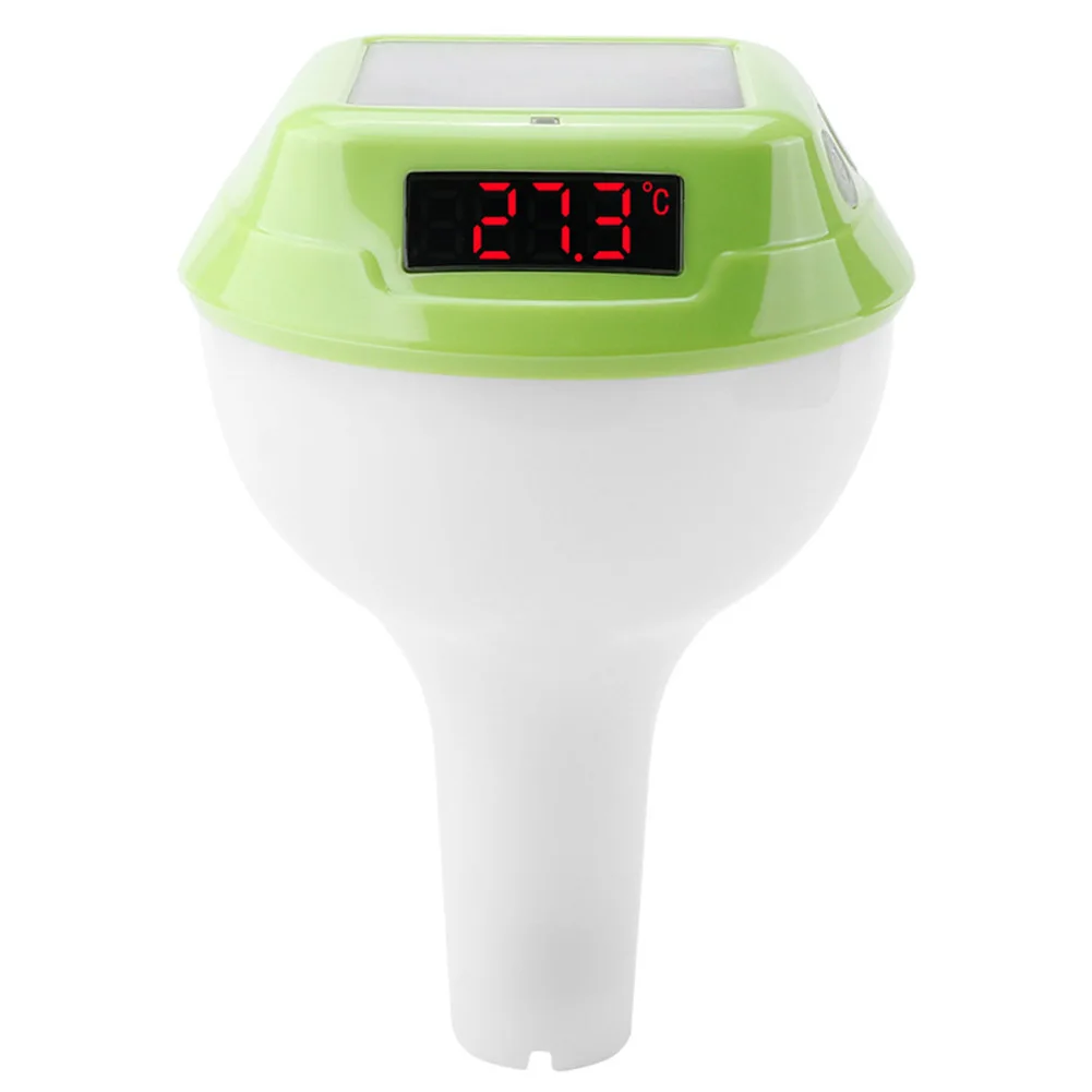 Child Lock Thermometer Floating Pool Thermometer Ambient Light Countdown Function Built-in 2200mAh Battery Battery